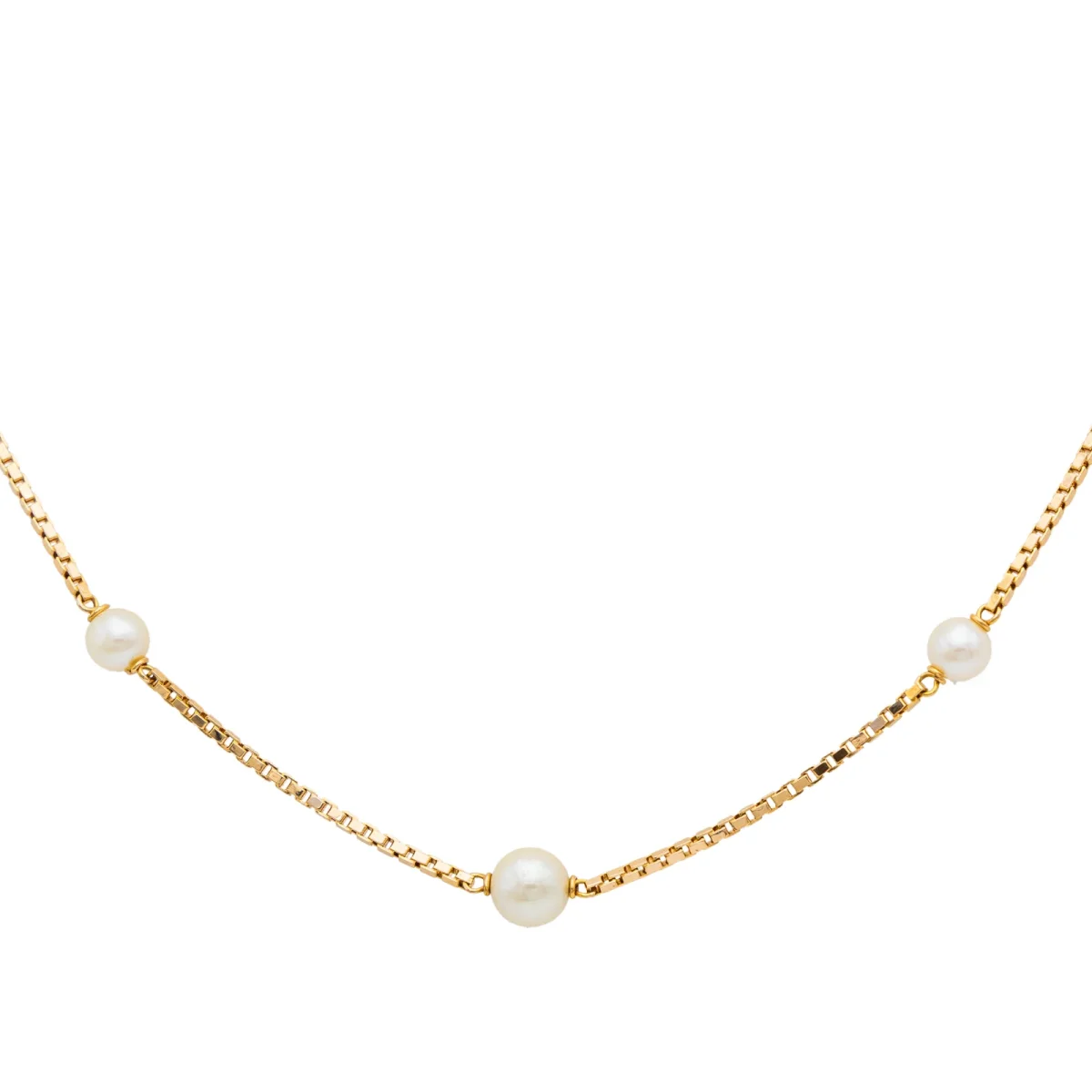 Collier Sautoir Or jaune Perle – Image 4