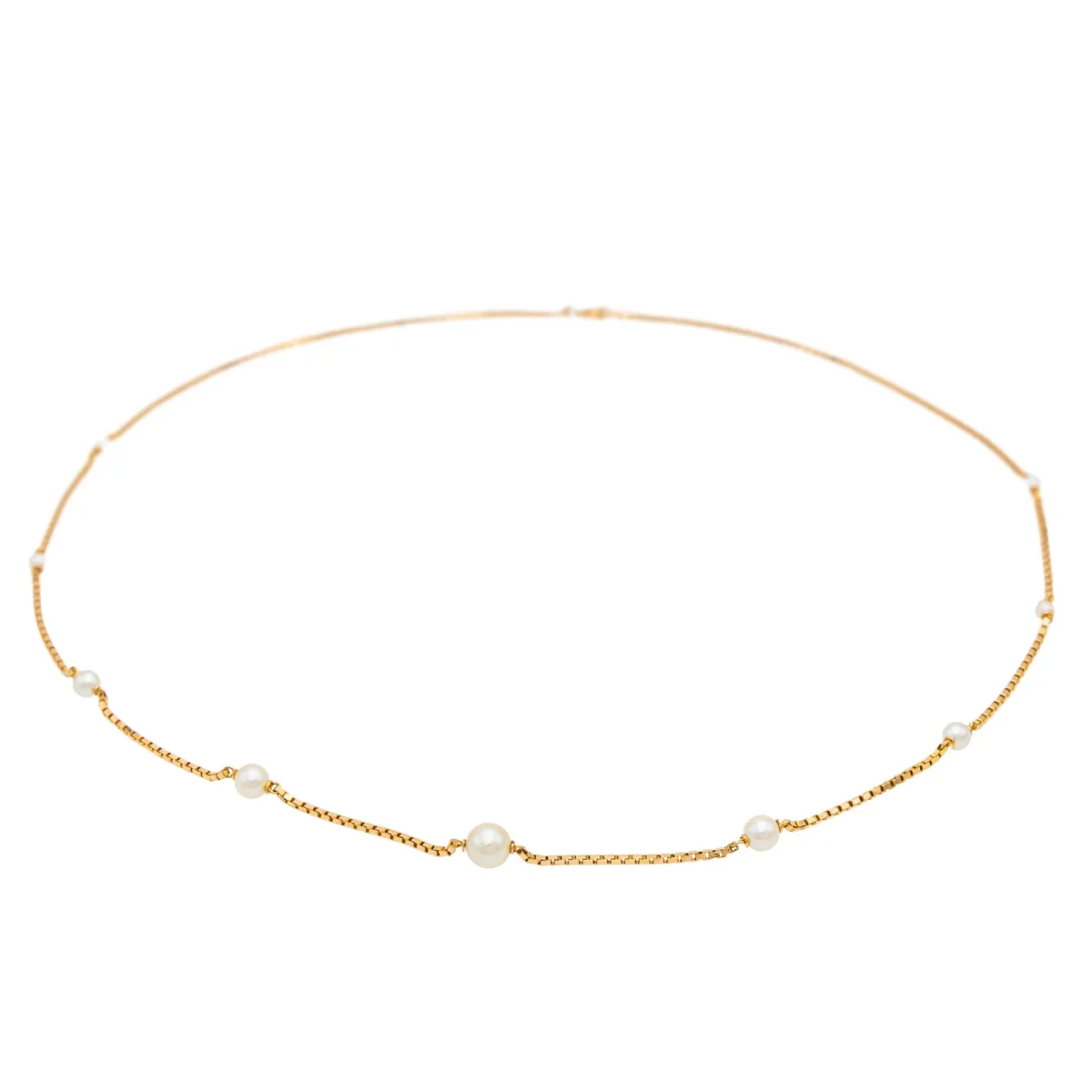 Collier Sautoir Or jaune Perle – Image 8