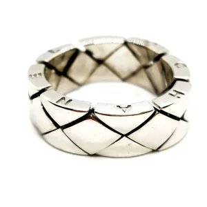 Chanel Bague Coco crush Or blanc