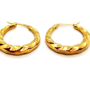 Boucles d'oreilles Créoles Or jaune