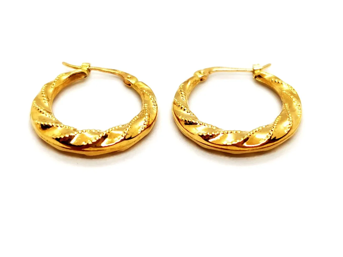 Boucles d'oreilles Créoles Or jaune