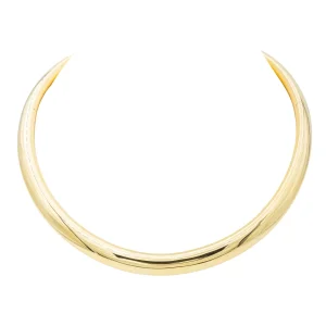 Collier Ras de cou Or jaune Saphir