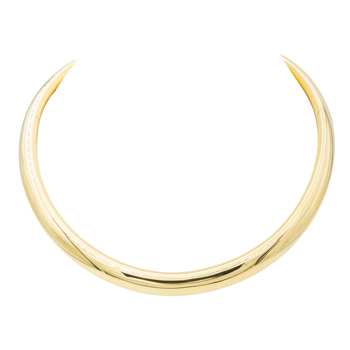 Collier Ras de cou Or jaune Saphir – Image 2