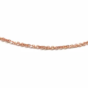 Collier Maille forçat Or rose