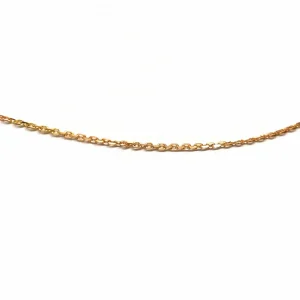 Collier Maille forçat Or jaune