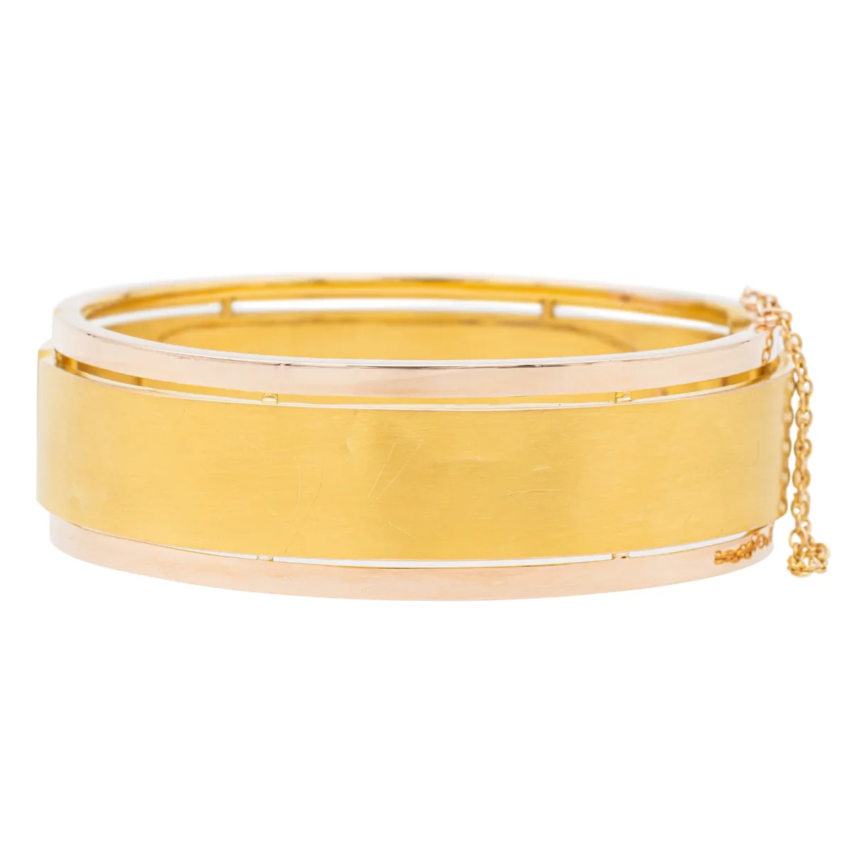 Bracelet Manchette Or jaune, Or rose Diamant – Image 5