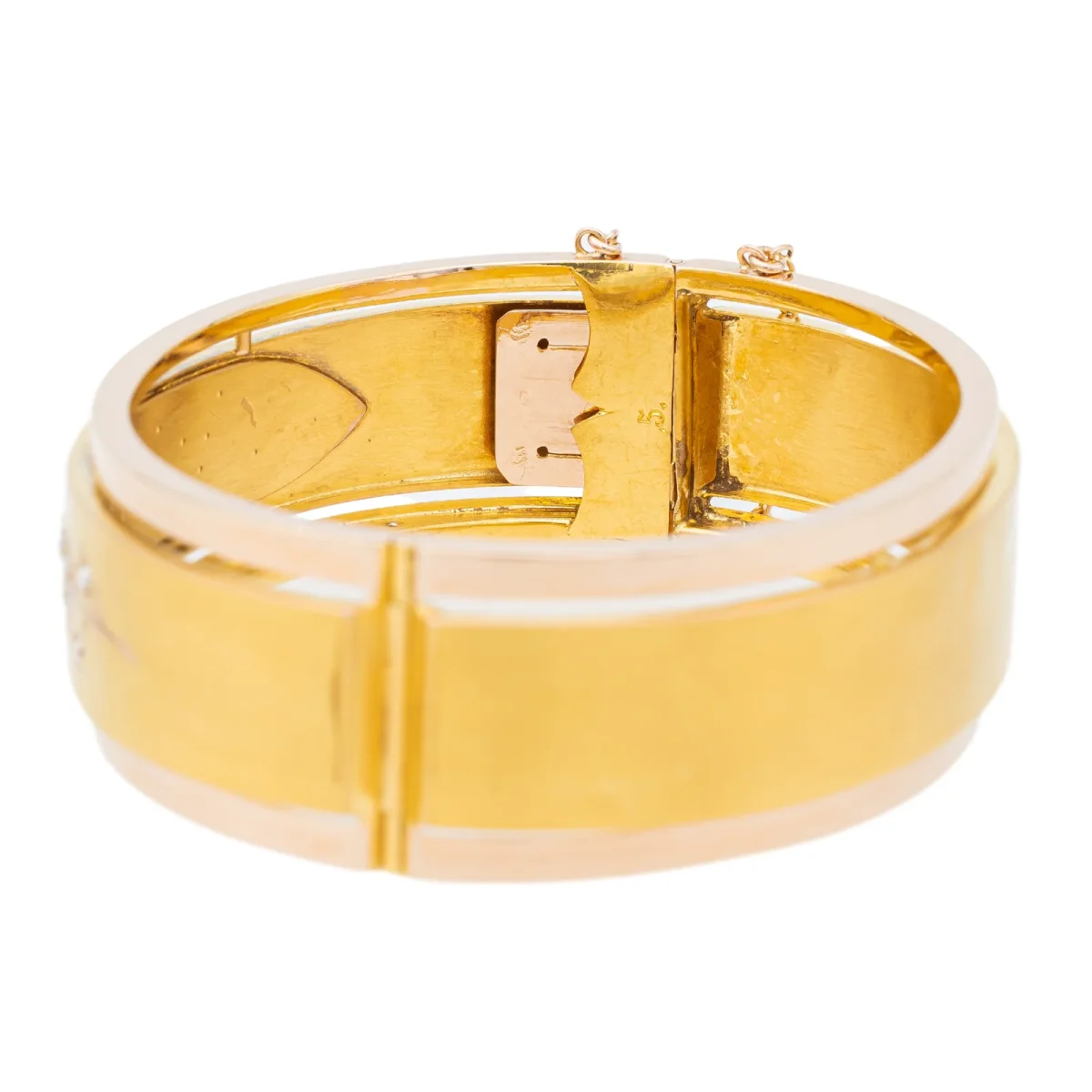 Bracelet Manchette Or jaune, Or rose Diamant – Image 6