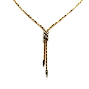 Collier Pendentif Or jaune, Or blanc