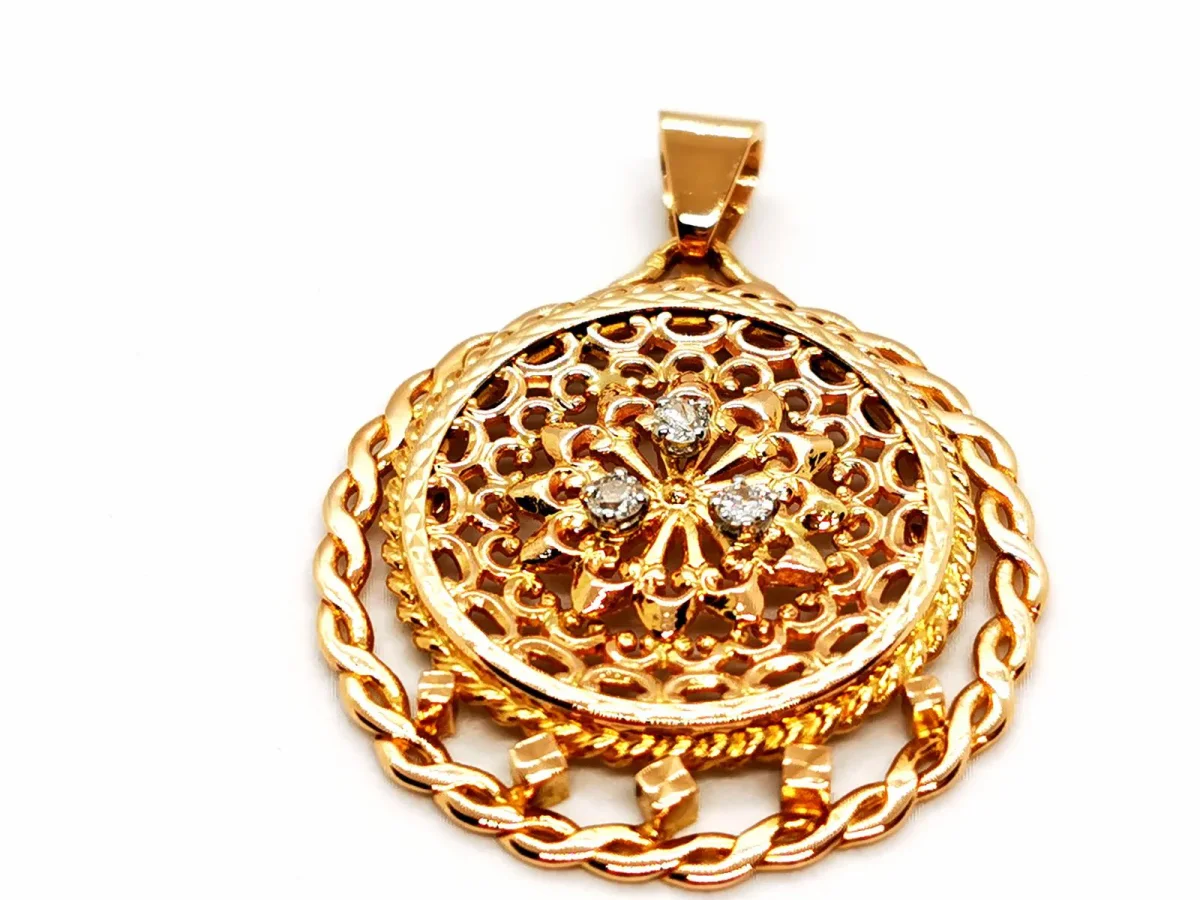 Pendentif Pendentif Or jaune Diamant – Image 4