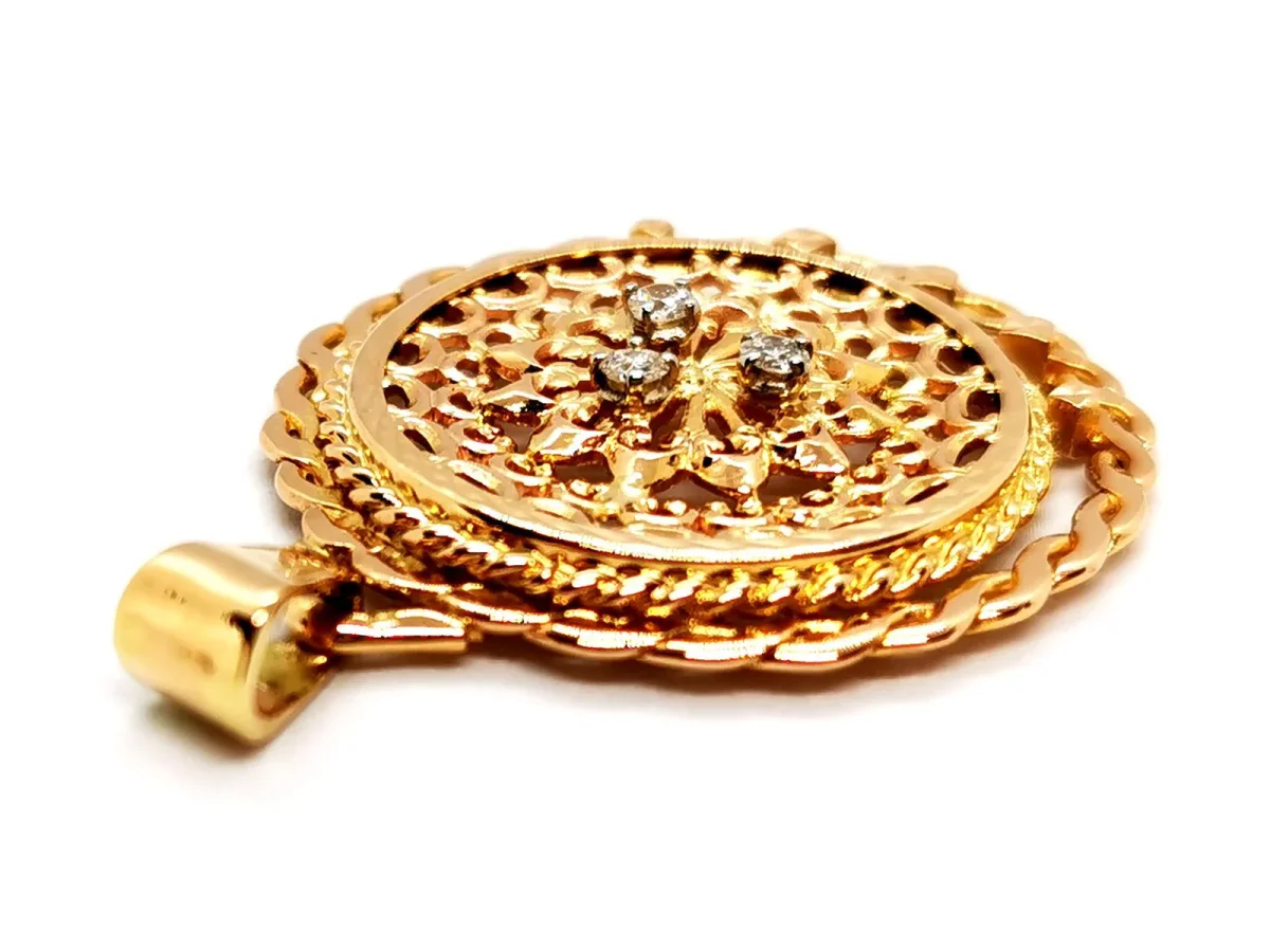 Pendentif Pendentif Or jaune Diamant – Image 6