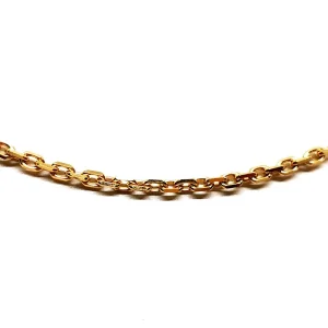 Collier Maille forçat Or jaune