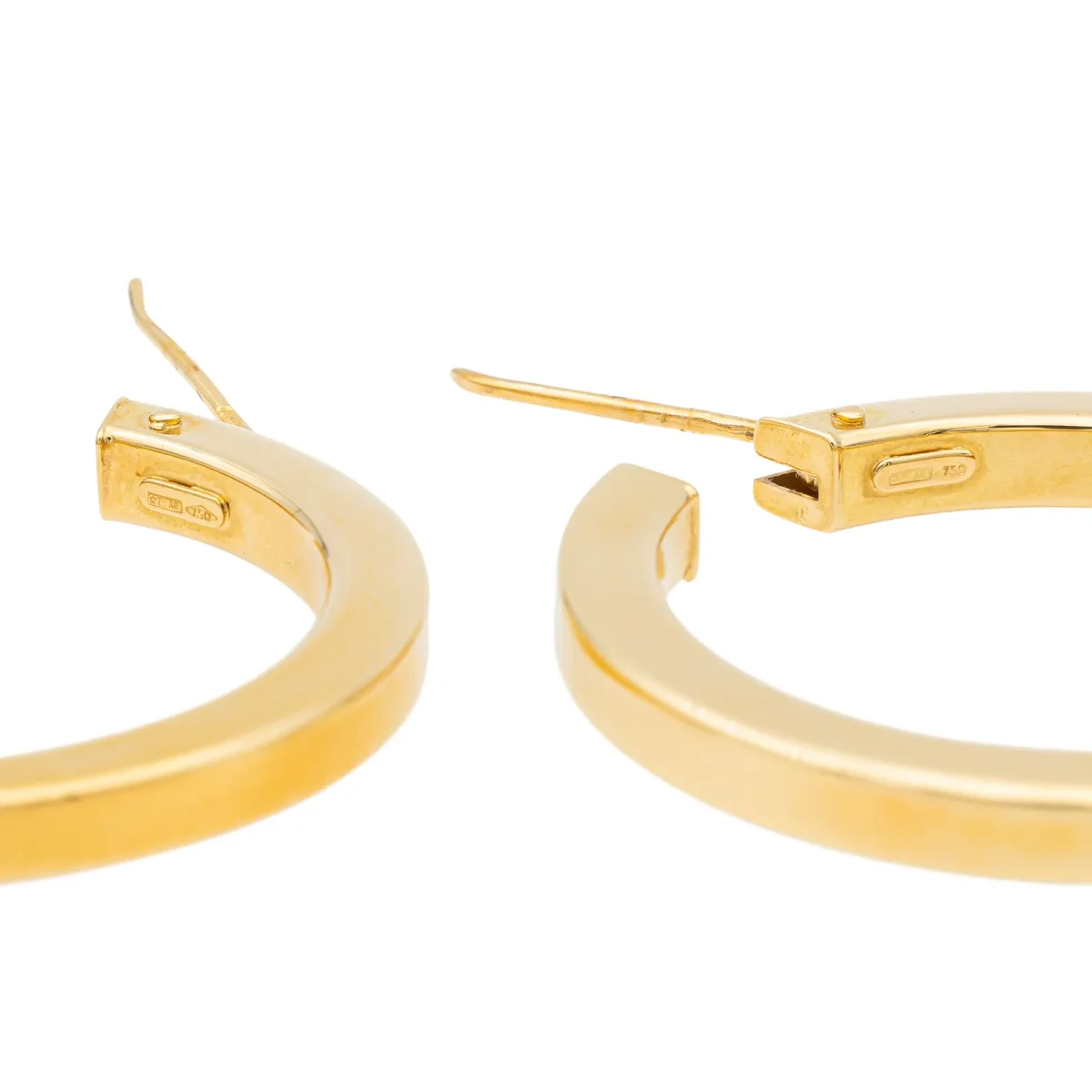 Boucles d'oreilles Créoles Or jaune – Image 6