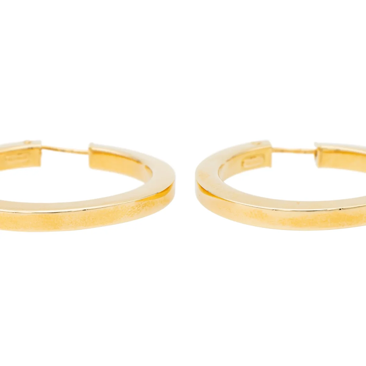 Boucles d'oreilles Créoles Or jaune – Image 7