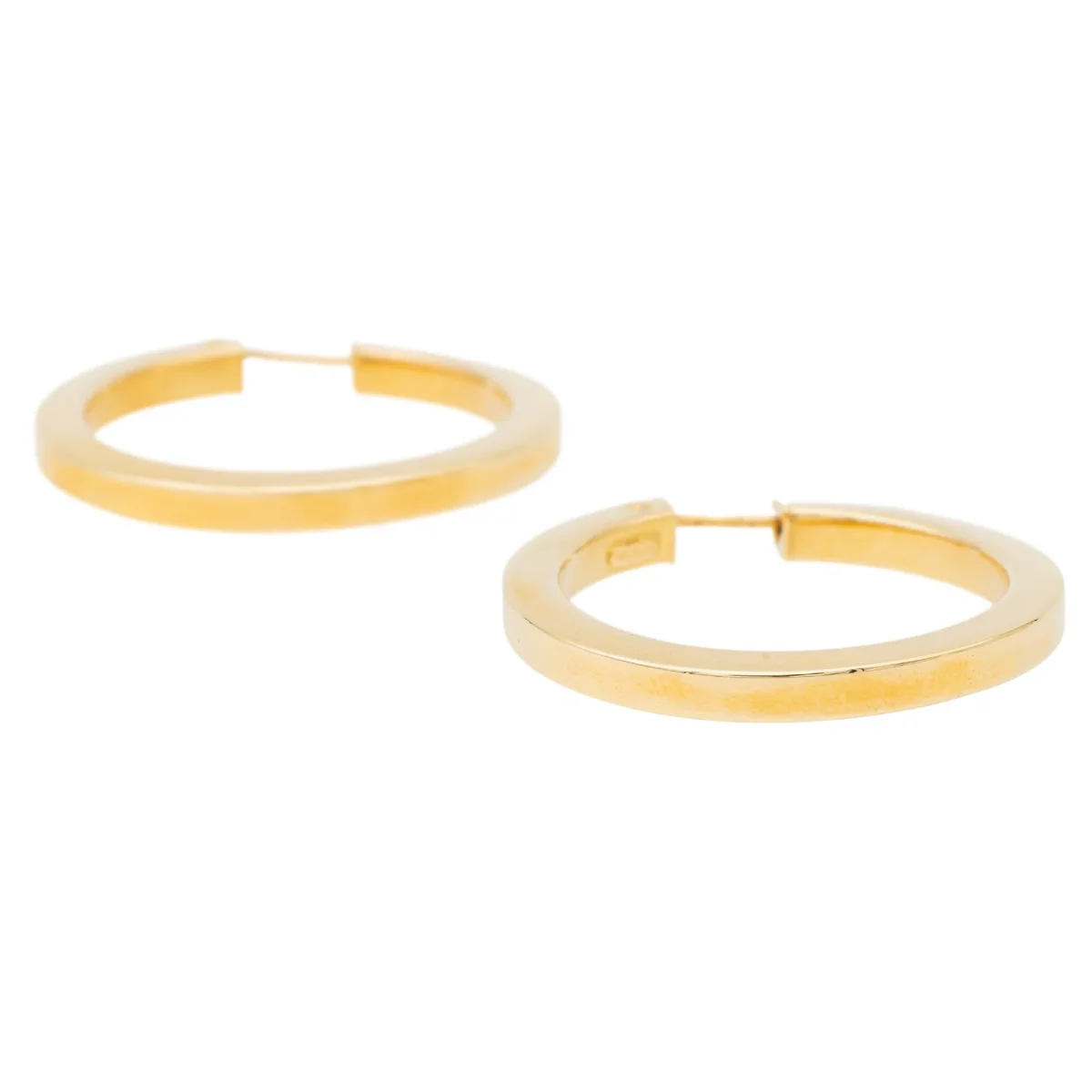 Boucles d'oreilles Créoles Or jaune – Image 8