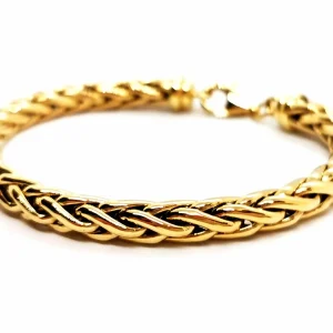 Bracelet Maille palmier Or jaune