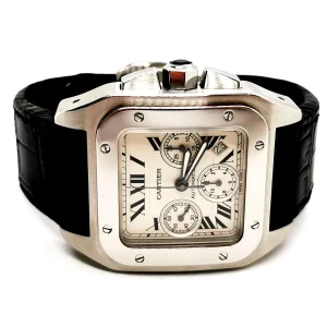 Cartier Montre Santos Acier Saphir