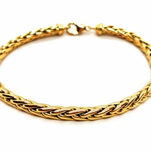 Bracelet Maille palmier Or jaune