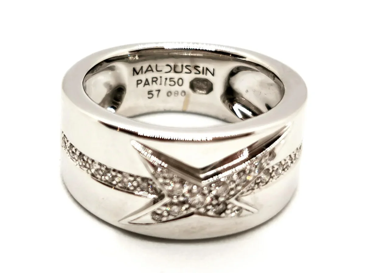 Mauboussin Bague Etoile divine Or blanc Diamant – Image 9