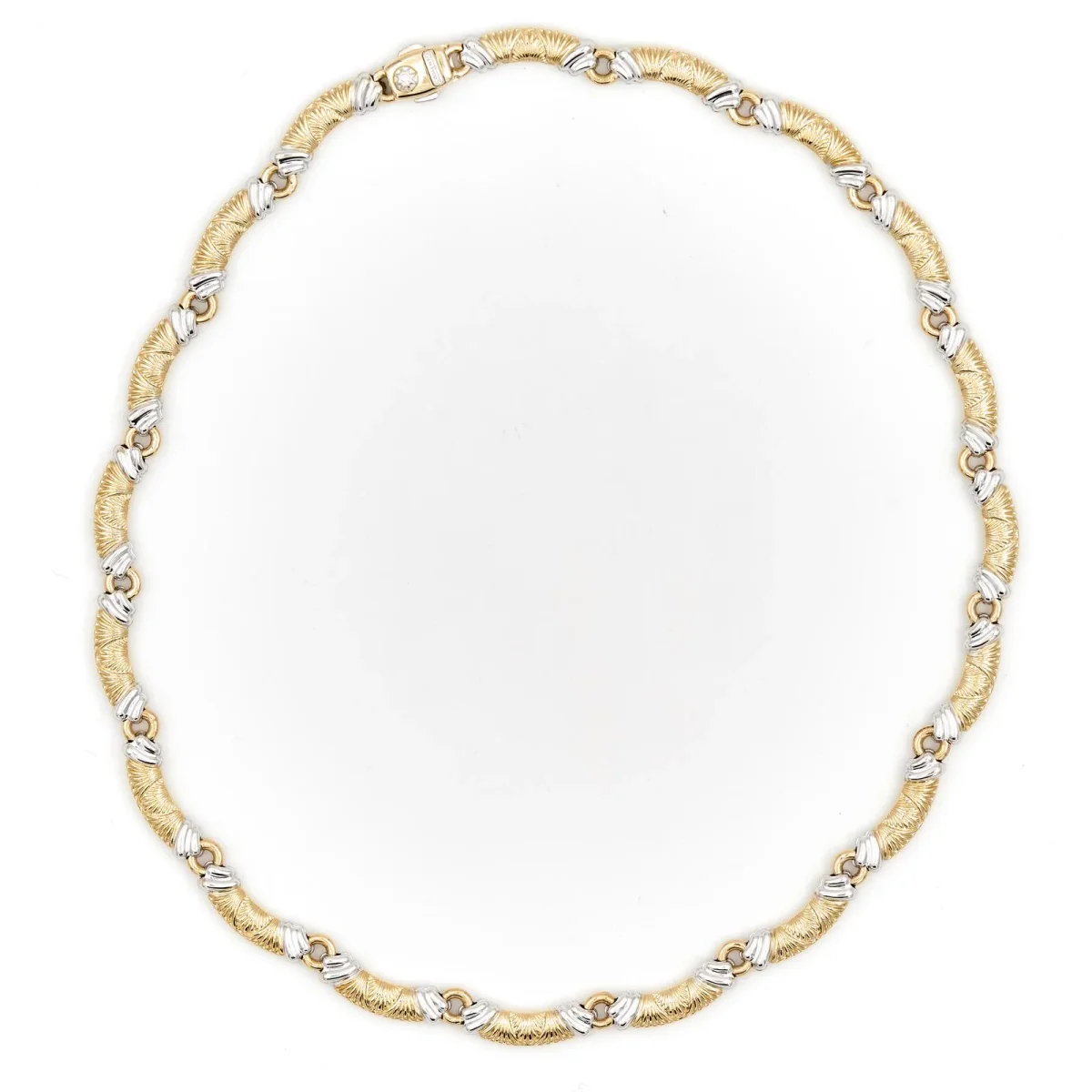 Chimento Collier Or jaune, Or blanc Diamant – Image 2