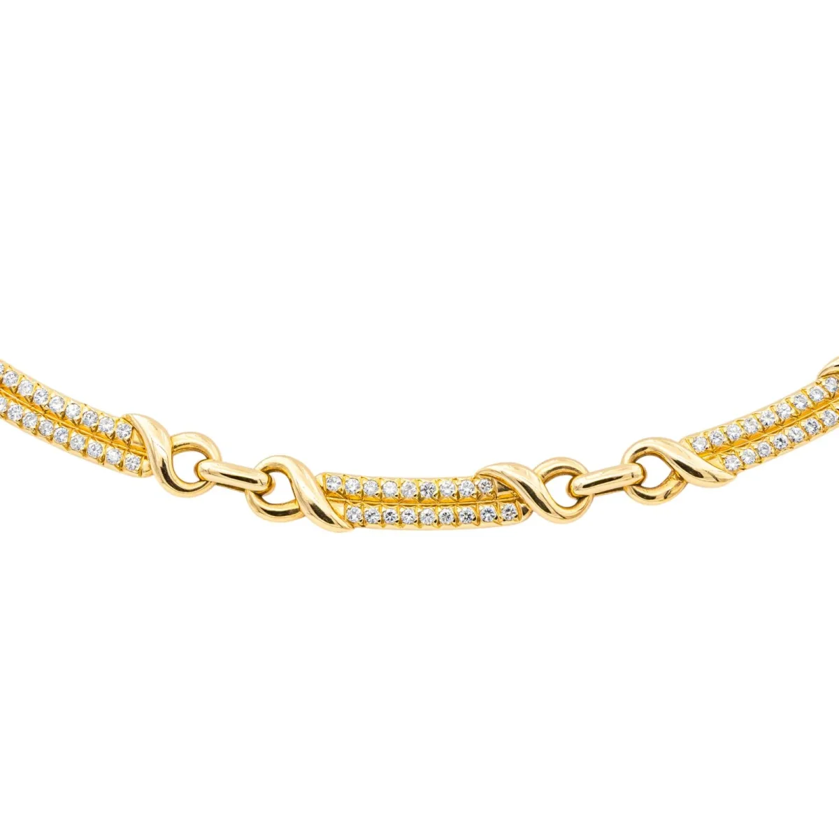 Collier Or jaune Diamant – Image 4