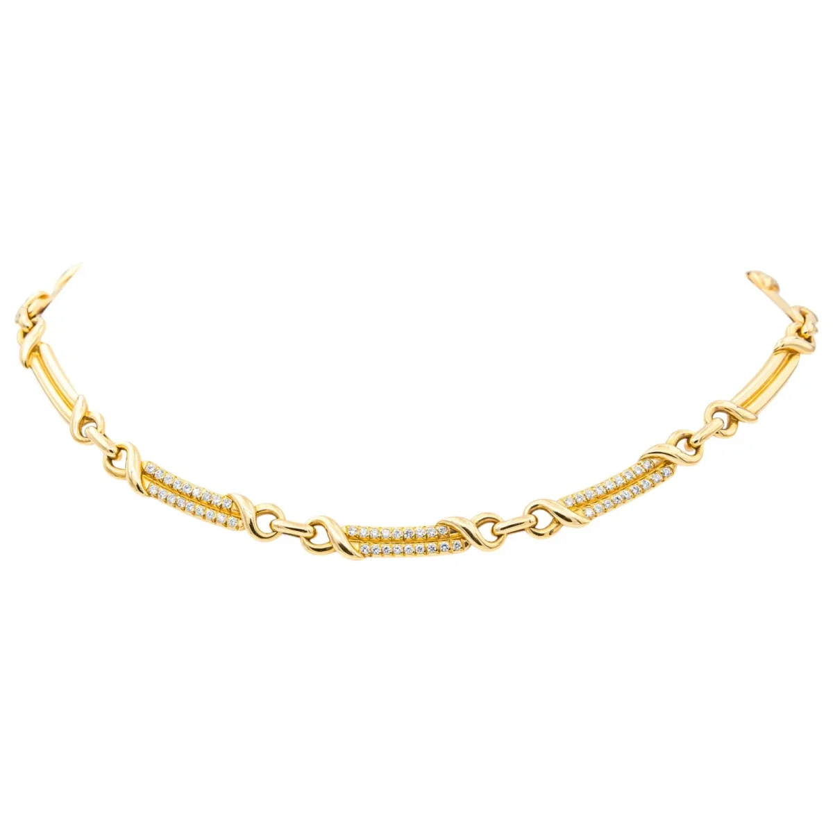 Collier Or jaune Diamant – Image 5