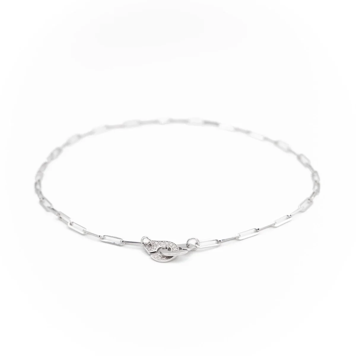 Dinh van Collier Menottes Or blanc Diamant – Image 4