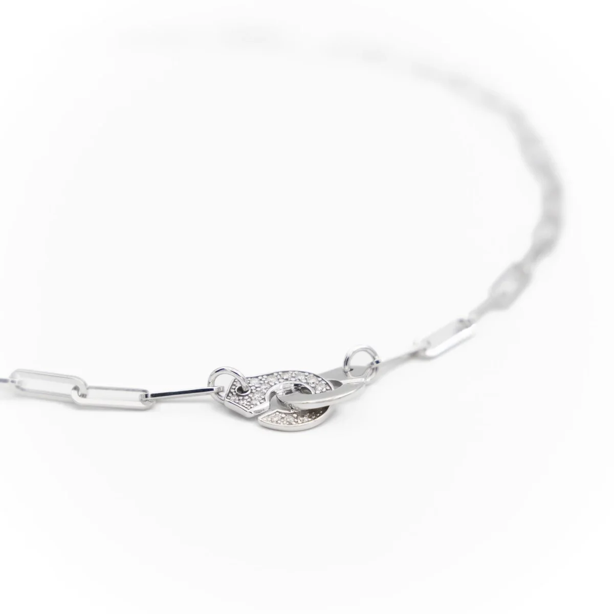 Dinh van Collier Menottes Or blanc Diamant – Image 7