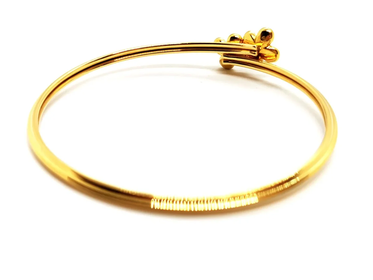 Bracelet Jonc Or jaune Diamant – Image 8