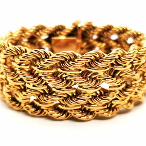 Bracelet Manchette Or jaune