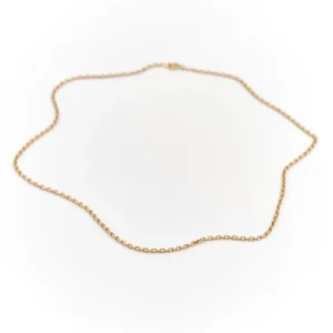 Collier Maille forçat Or jaune