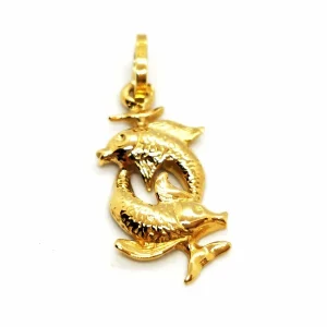Pendentif Poisson Or jaune
