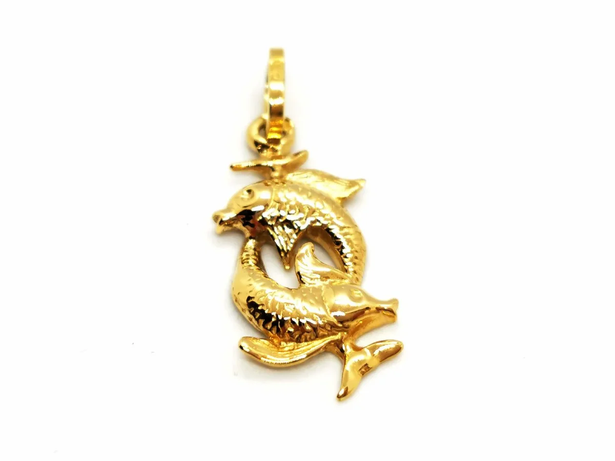 Pendentif Poisson Or jaune