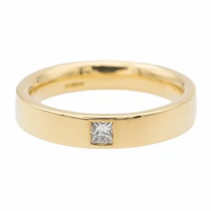 Bague Alliance Or jaune Diamant