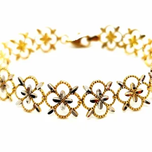 Bracelet Vintage Or jaune, Or blanc