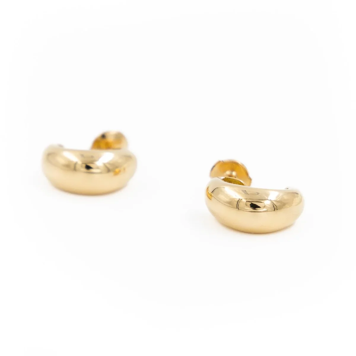 Boucles d'oreilles Créoles Or jaune – Image 7