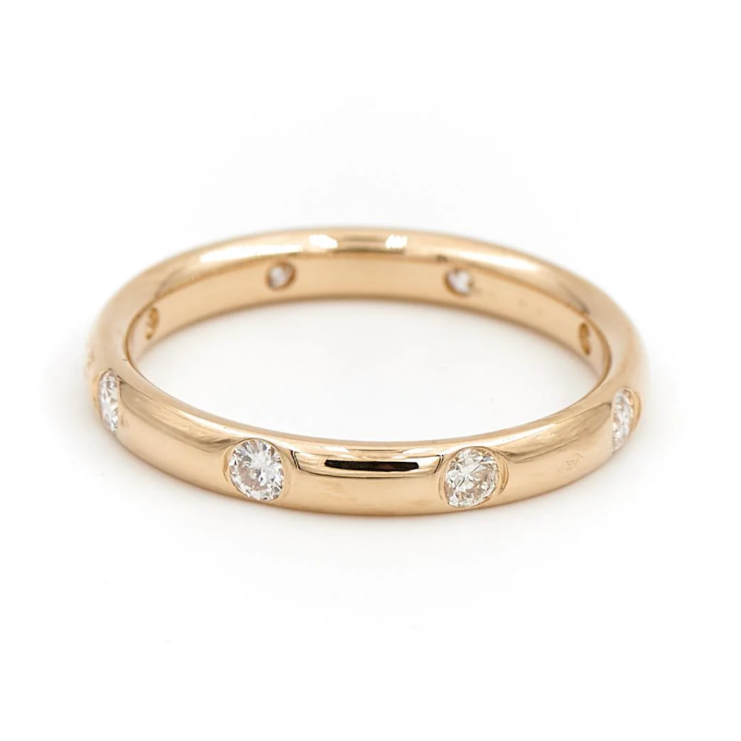 Bague Alliance Or jaune Diamant