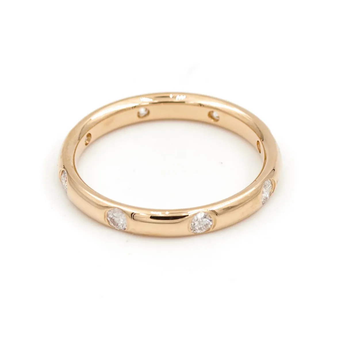 Bague Alliance Or jaune Diamant – Image 6