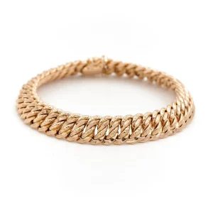 Bracelet Maille américaine Or jaune