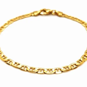 Bracelet Maille marine Or jaune