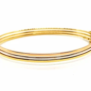 Bracelet Jonc Or jaune, Or blanc, Or rose