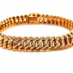 Bracelet Maille américaine Or jaune