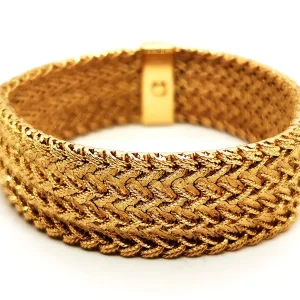 Gay frères Bracelet Manchette  Or jaune