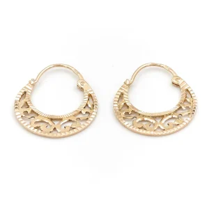 Boucles d'oreilles Créoles Or jaune