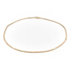 Collier Ras de cou Or jaune, Or blanc, Or rose