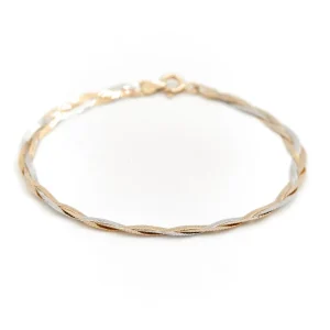 Bracelet Or jaune, Or blanc