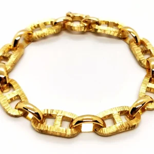 Bracelet Maille marine Or jaune