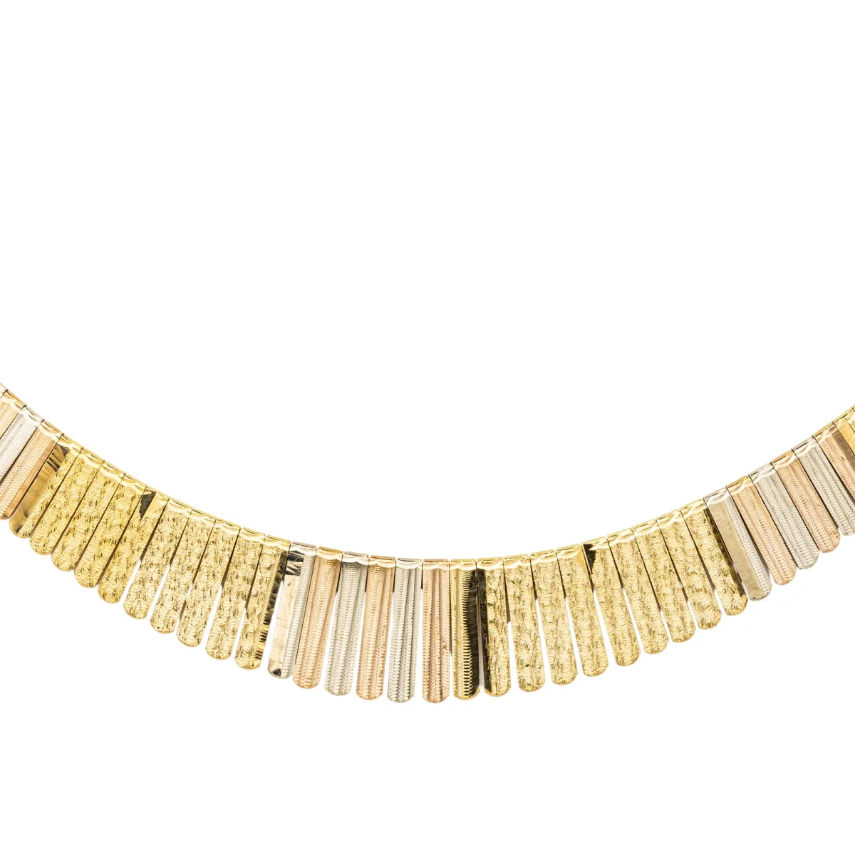 Collier Vintage Or jaune, Or rose, Or blanc – Image 4