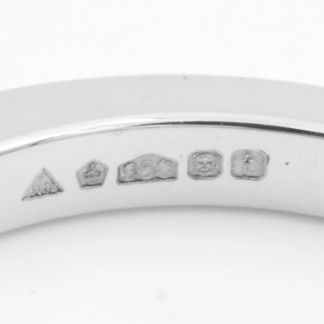 Bague Alliance Platine Diamant – Image 6