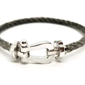 Fred Bracelet Force 10 Or blanc, Acier