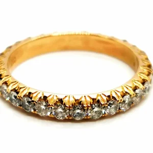 Bague Alliance Or rose Diamant